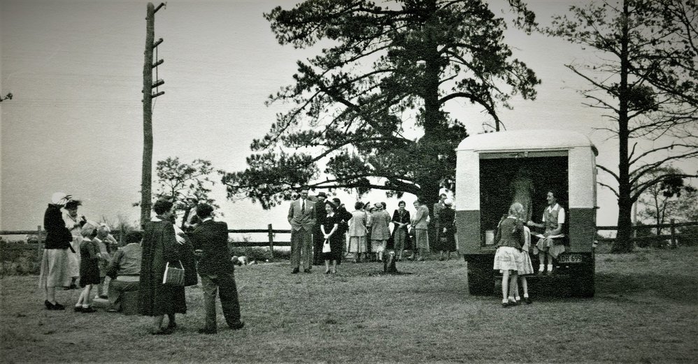 Travelling library for boys and girls visiting Middle Dural