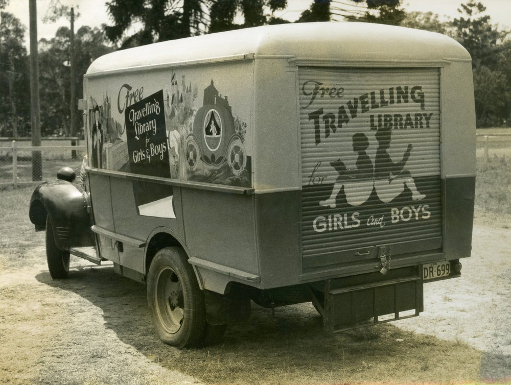 'Charles' the travelling library van