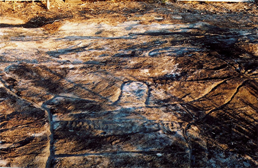 Aboriginal rock engraving - Biamie Summer Solstice