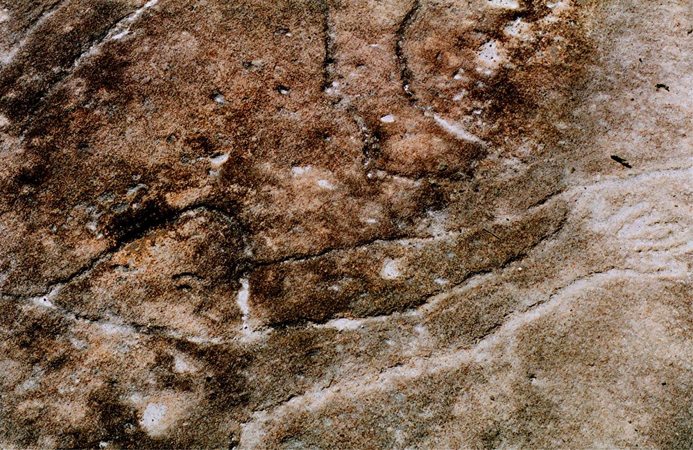 Aboriginal rock engraving - Lightning man