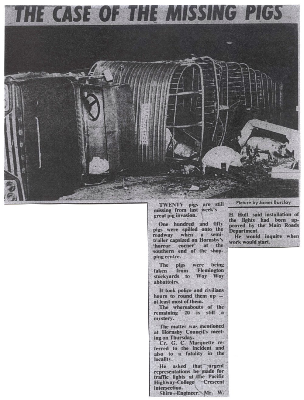 The case of the missing pigs