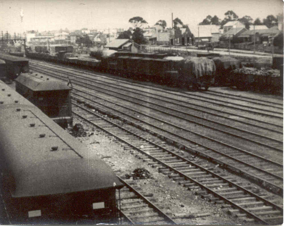 Jersey Street Hornsby, from the railway tracks 1921