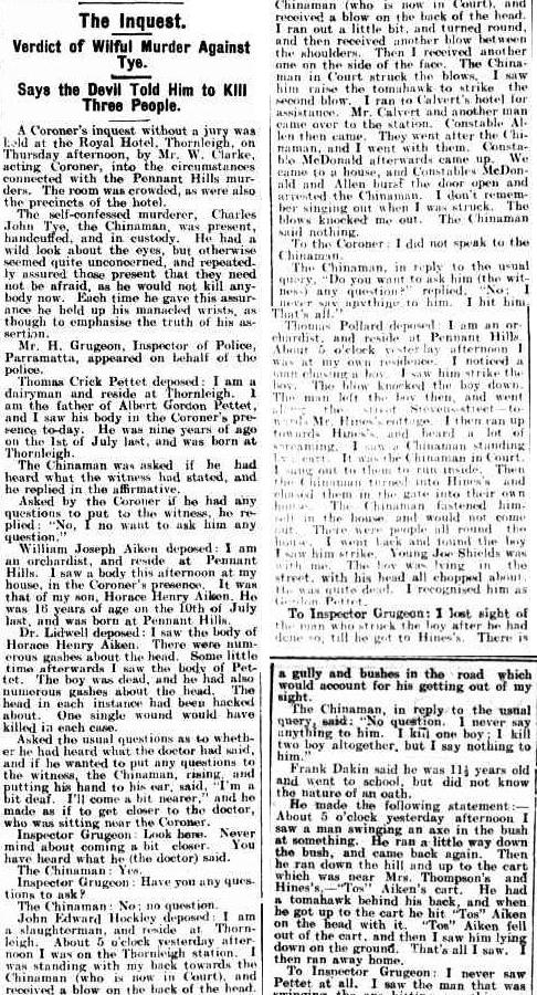 Report into the Inquest on the death of Albert Gordon Pettet