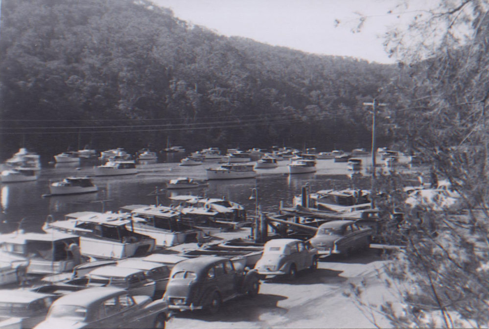 Halvorsen's Boatshed, Bobbin Head 1956