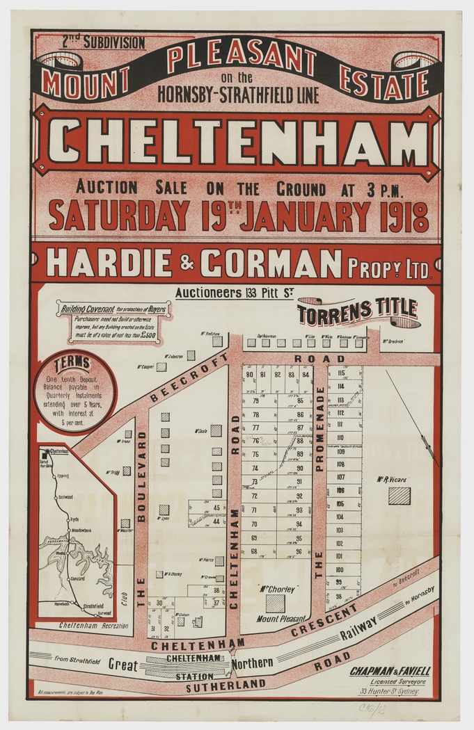 Mount Pleasant Estate - Cheltenham (Second Subdivision)
