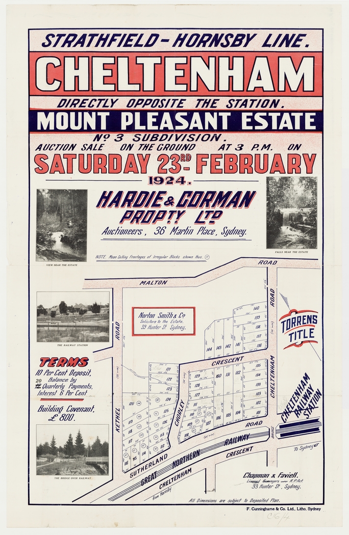Mount Pleasant Estate - Cheltenham (Third Subdivision)