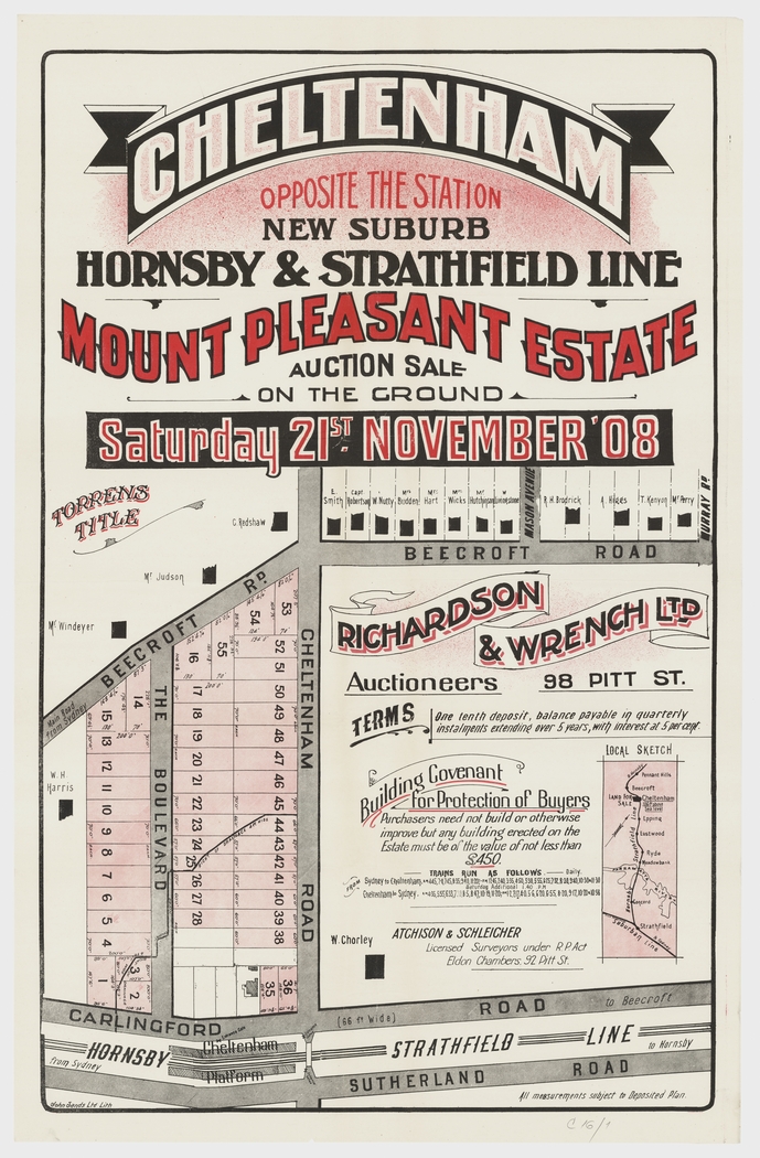 Mount Pleasant Estate - Chetenham (First Subdivision)