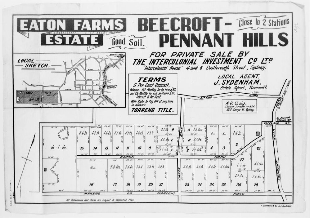 Eaton Farms Estate - Pennant Hills