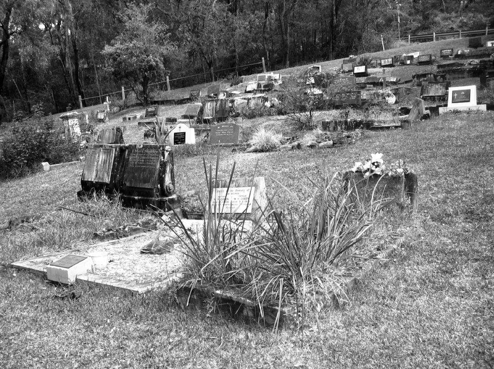 The grave of James Absalom in Brooklyn Cemetery