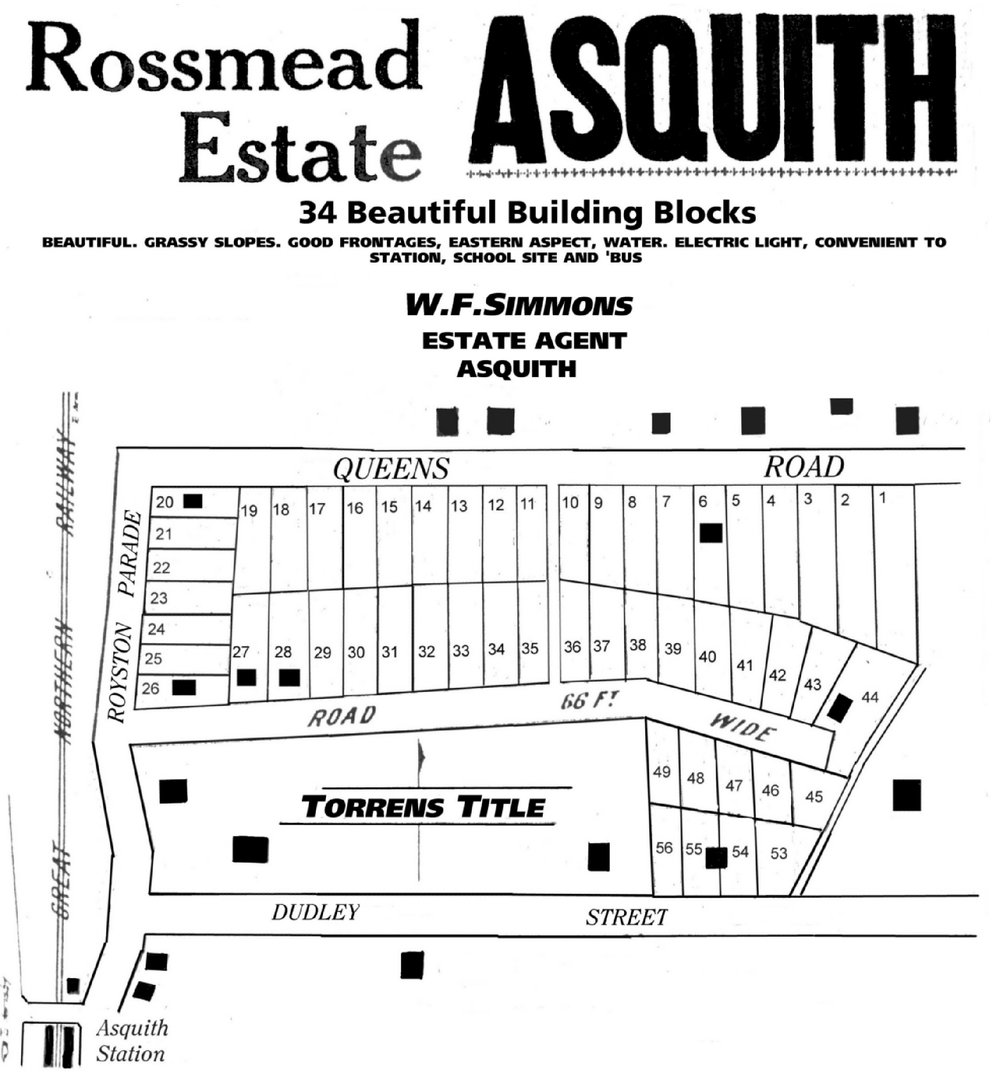 Rossmead Estate, Asquith