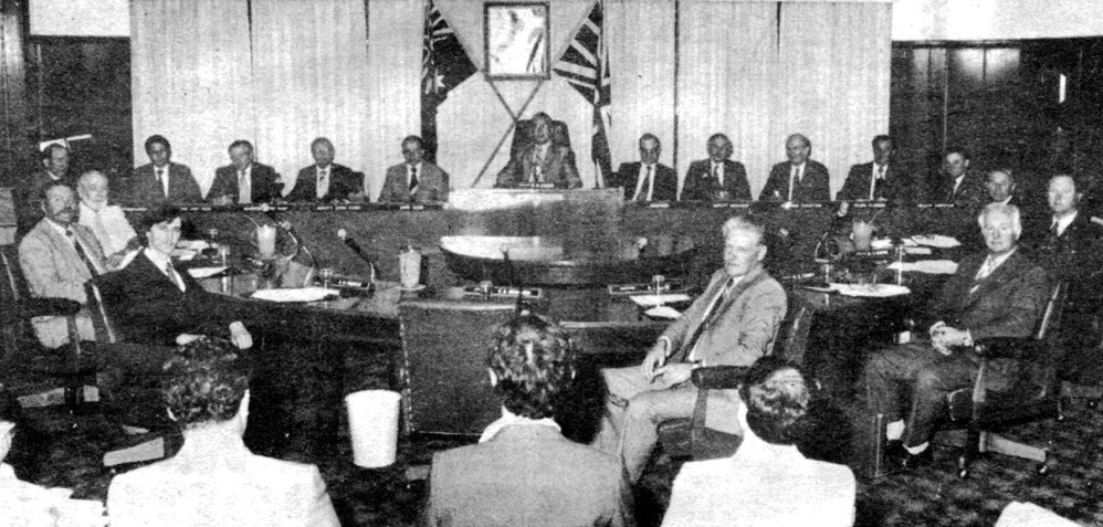 Hornsby Council Meeting, 1980