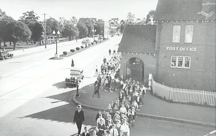 Hornsby Post Office and Pacific Highway