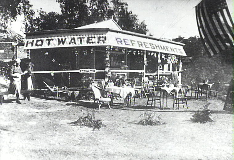 Kiosk, eastern side Berowra Waters
