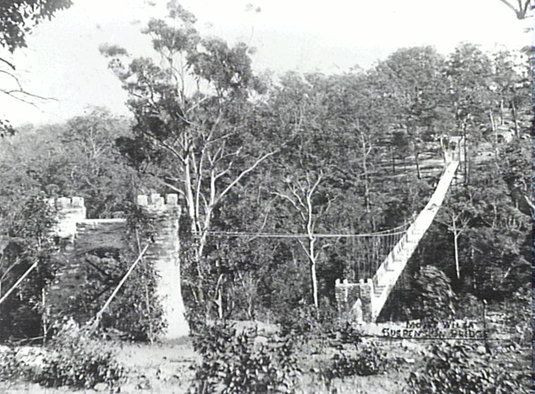 Mt. Wilga suspension bridge