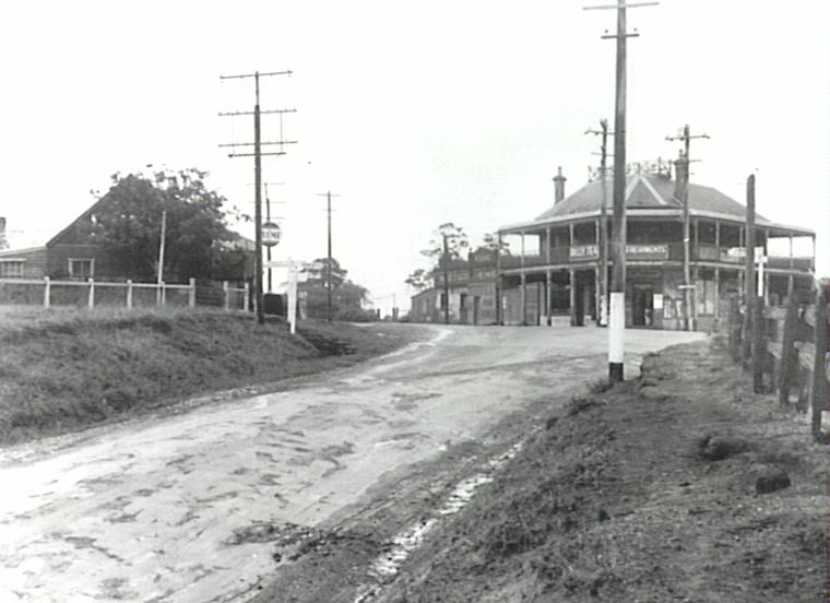 Thompsons Corner, West Pennant Hills, showing Thompson's Store