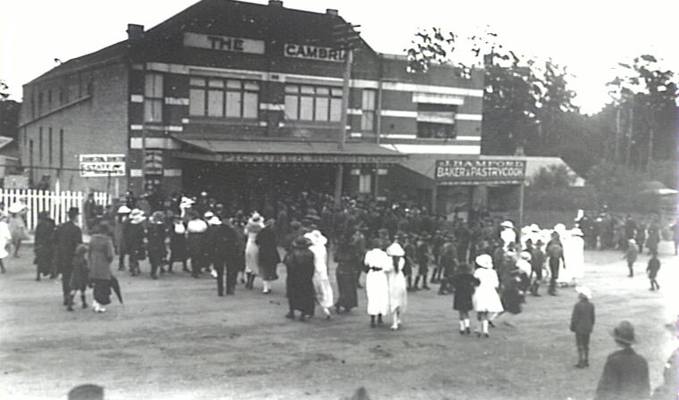 Cambria Picture Theatre, High Street, Epping, c. 1918