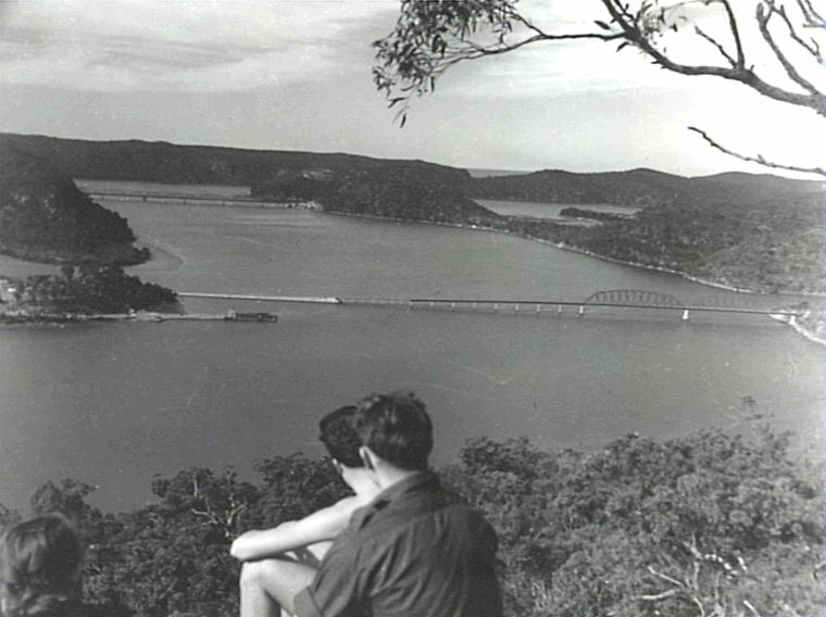 View of the Hawkesbury River from Muogamarra National Park 1946
