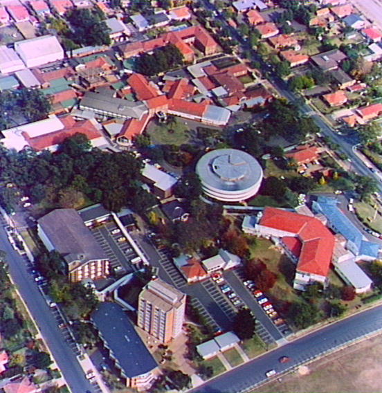 Aerial view of Hornsby &amp; Ku-Ring-Gai Hospital