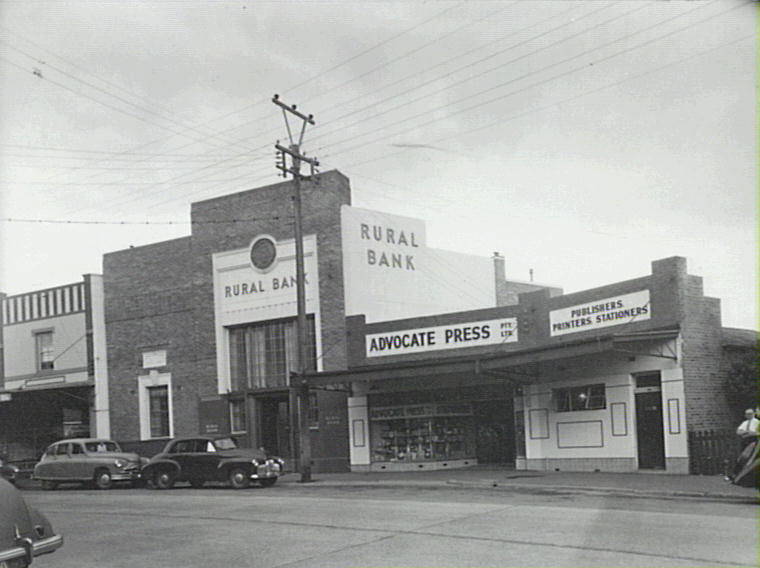 Advocate Press and the Rural Bank, Peats Ferry Road, Hornsby