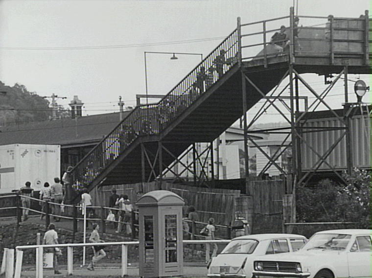 Steps leading to Hawkesbury River Railway Station