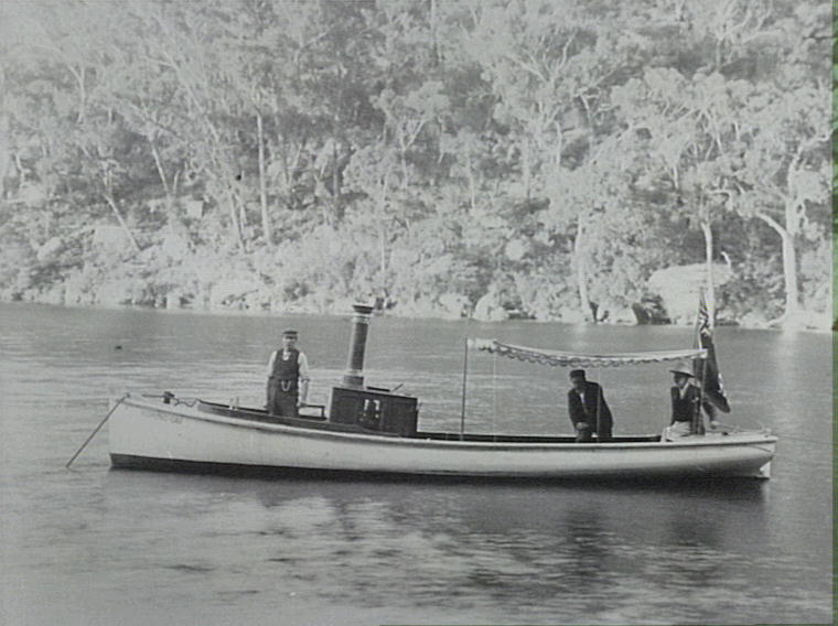 Launch named "Ku-ring-gai 1" in Cowan Creek