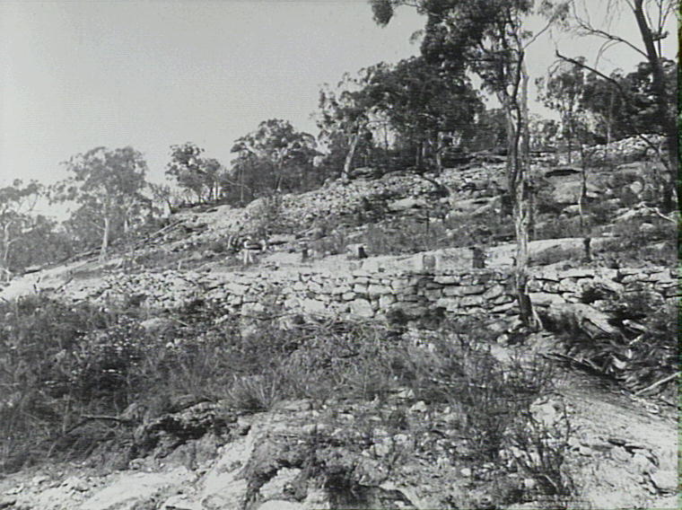 Bobbin Hill Road, 73 chains below the trig. station