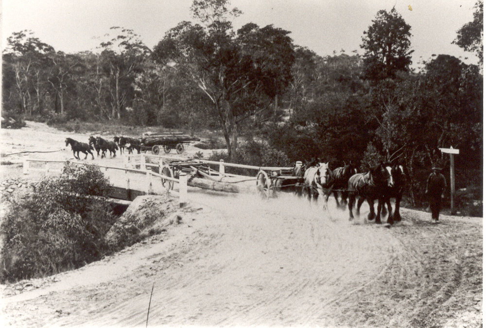 Beecroft Road, Epping, at Devlins Creek c.1900