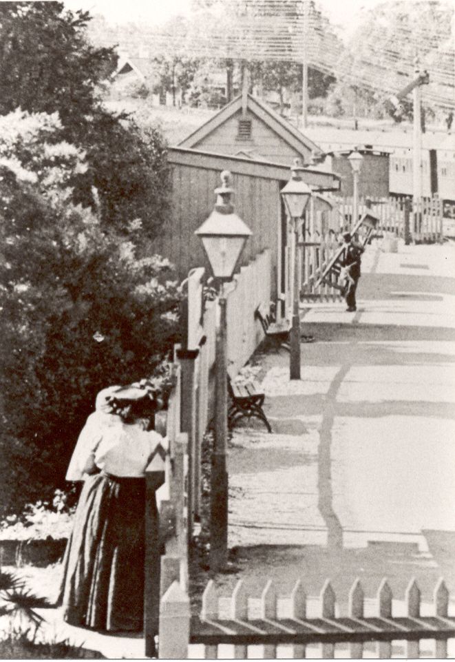 Beecroft Railway Station close-up c. 1900