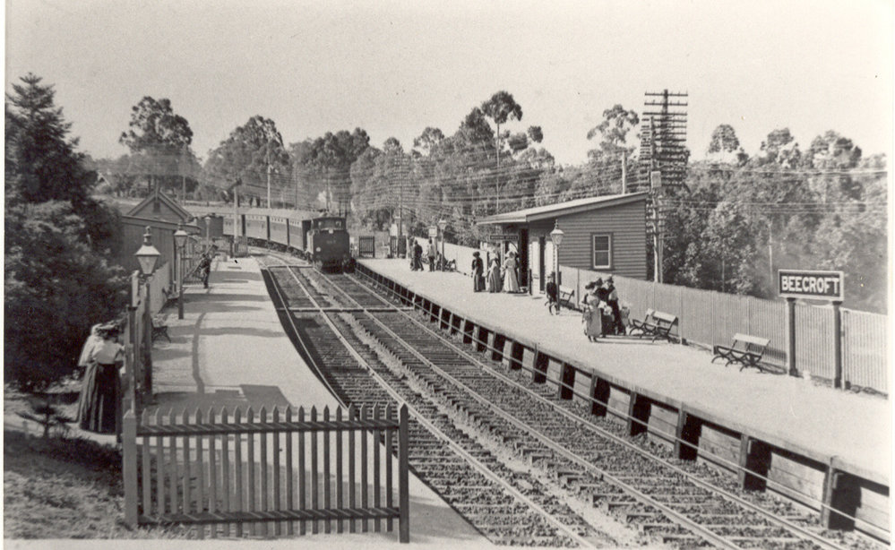 Beecroft Railway Station, looking north, c.1910