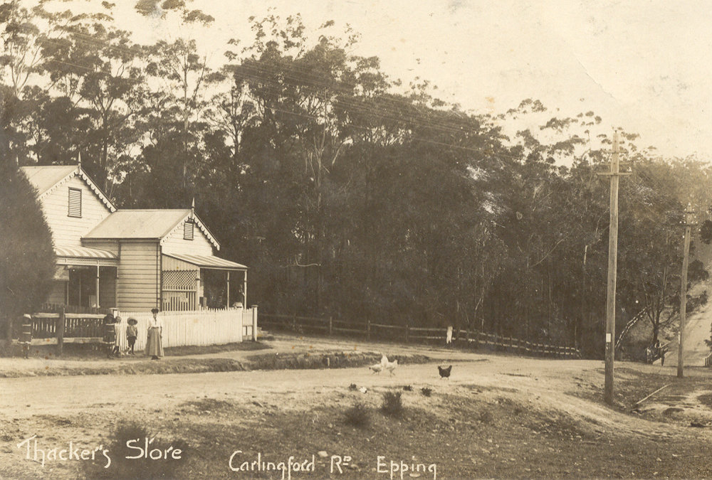 Thacker's Store, Carlingford Road, Epping, c. 1920
