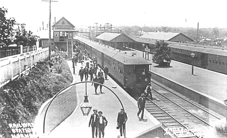 Hornsby Railway Station looking north