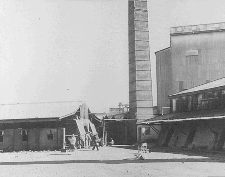 National Brickworks Thornleigh, view of number 3 kiln with the chimney of Kiln 2 visible