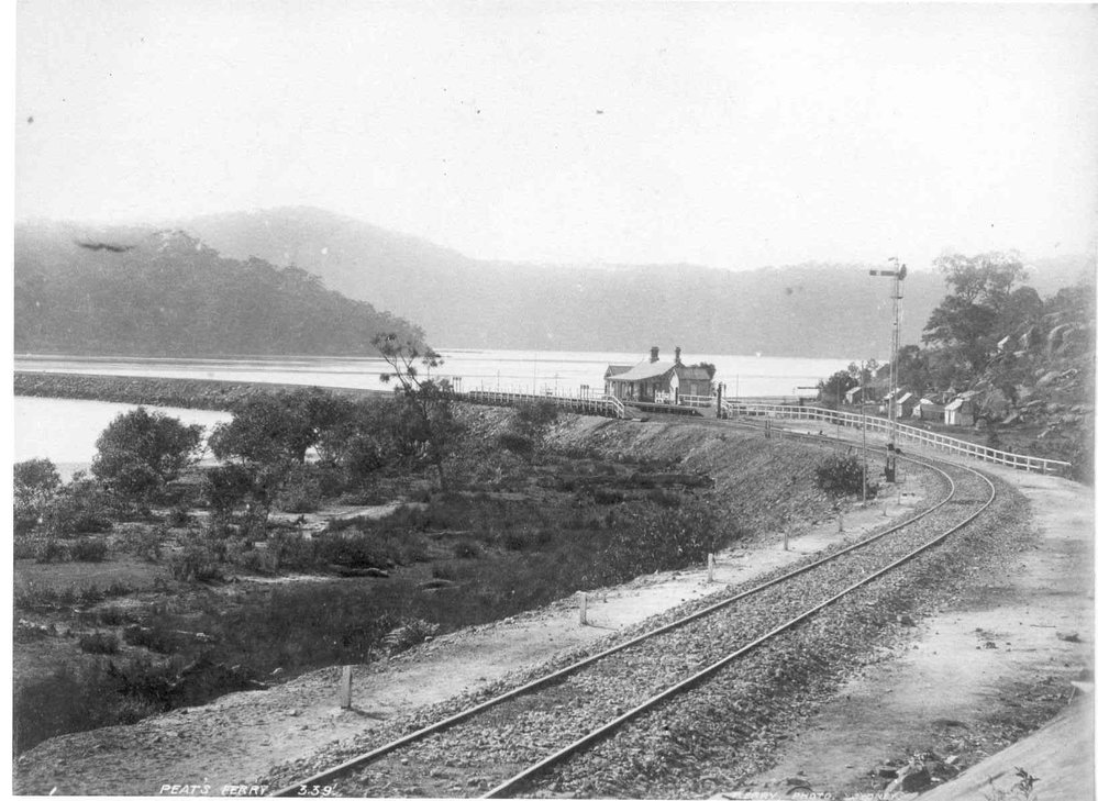 The old Hawkesbury River Railway Station