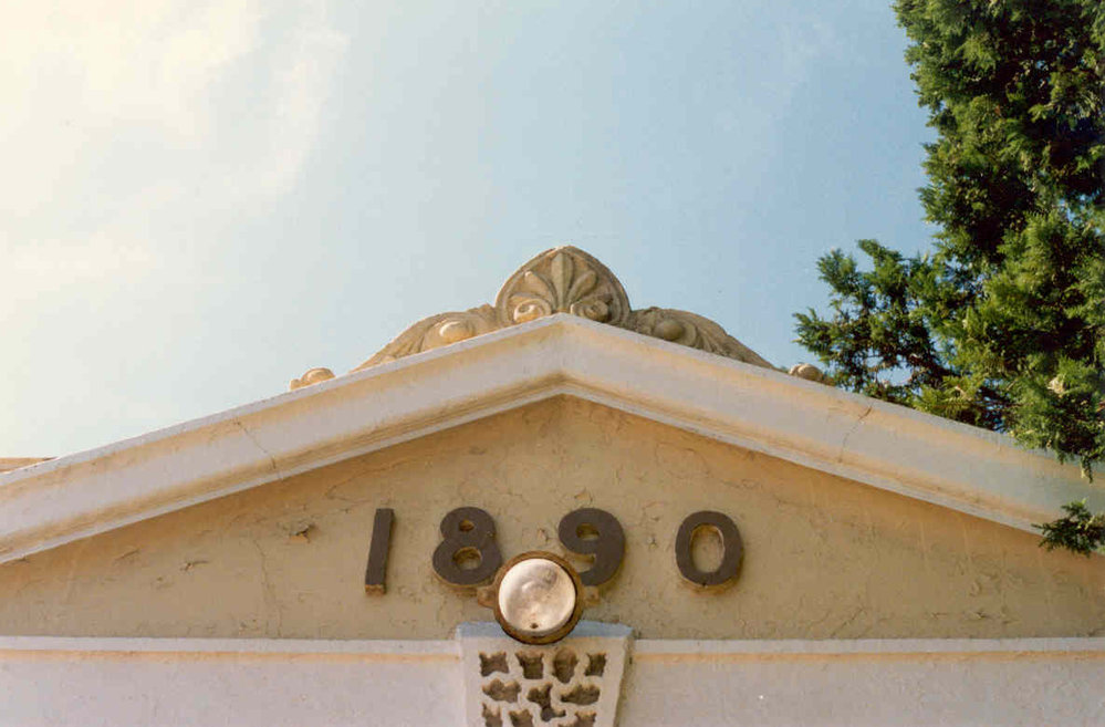 Thornleigh School of Arts, gable over porch, c.1980