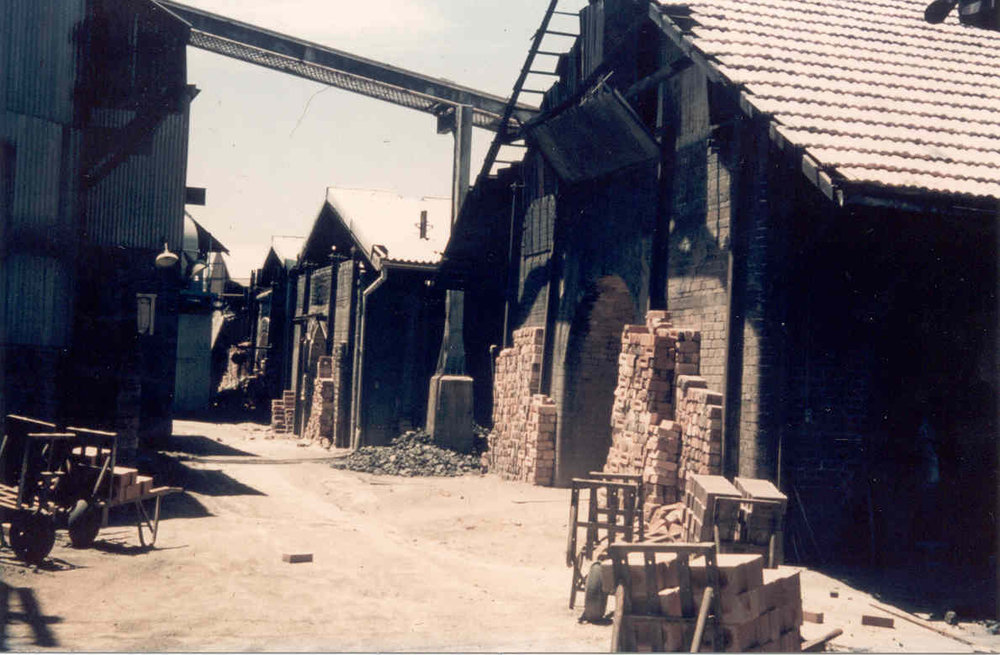 Thornleigh Brickworks, looking towards No 3 Kiln, c. 1980