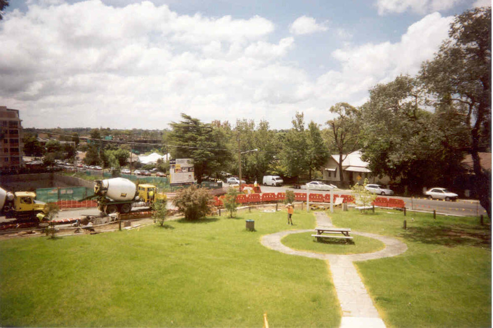 Building of new apartments, Waitara c.2000