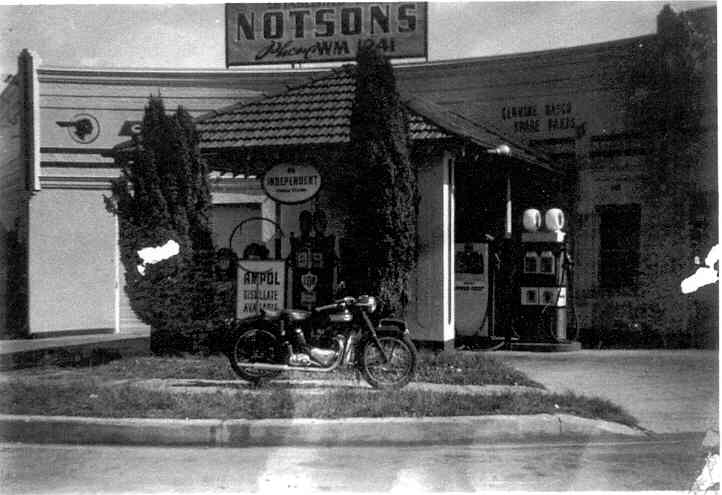 Notsons Garage, Epping, c.1951