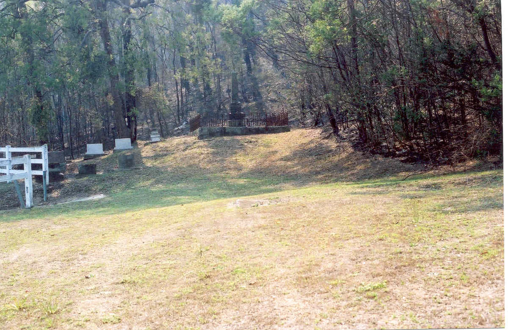 Wisemans Ferry Cemetery after the bushfire, December 2002