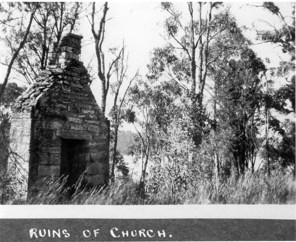 Ruins of the church on Bar Island
