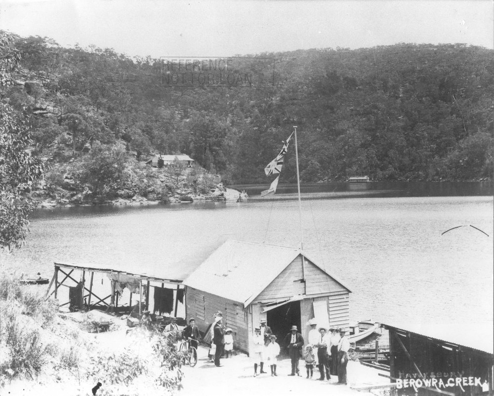 Berowra Waters Boatshed c.1900