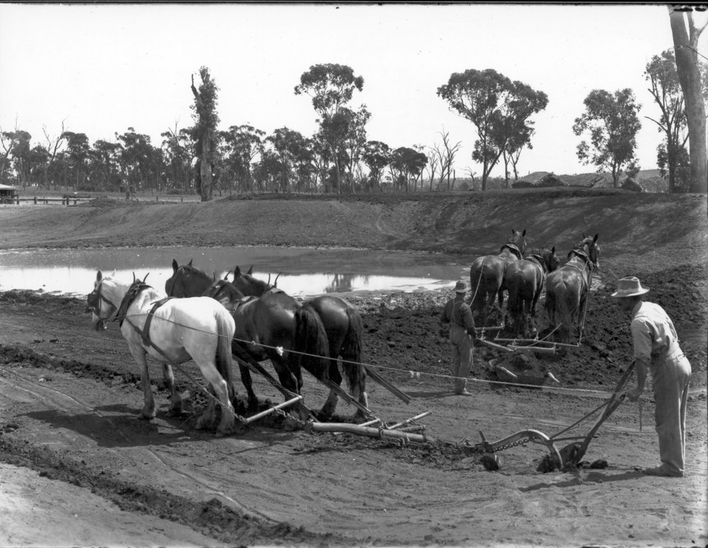 Dam construction in the Epping area