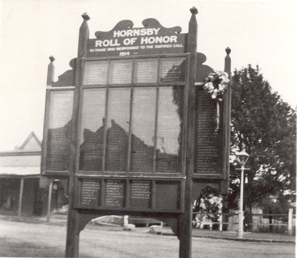 Hornsby Roll of Honour