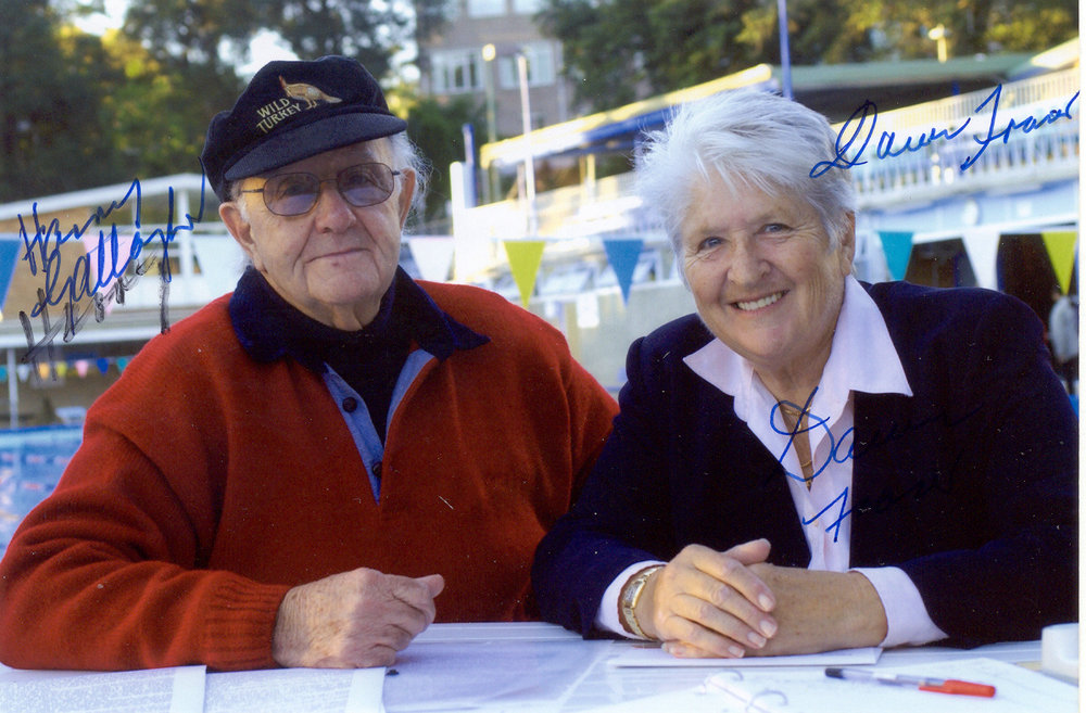 Harry Gallagher and Dawn Fraser