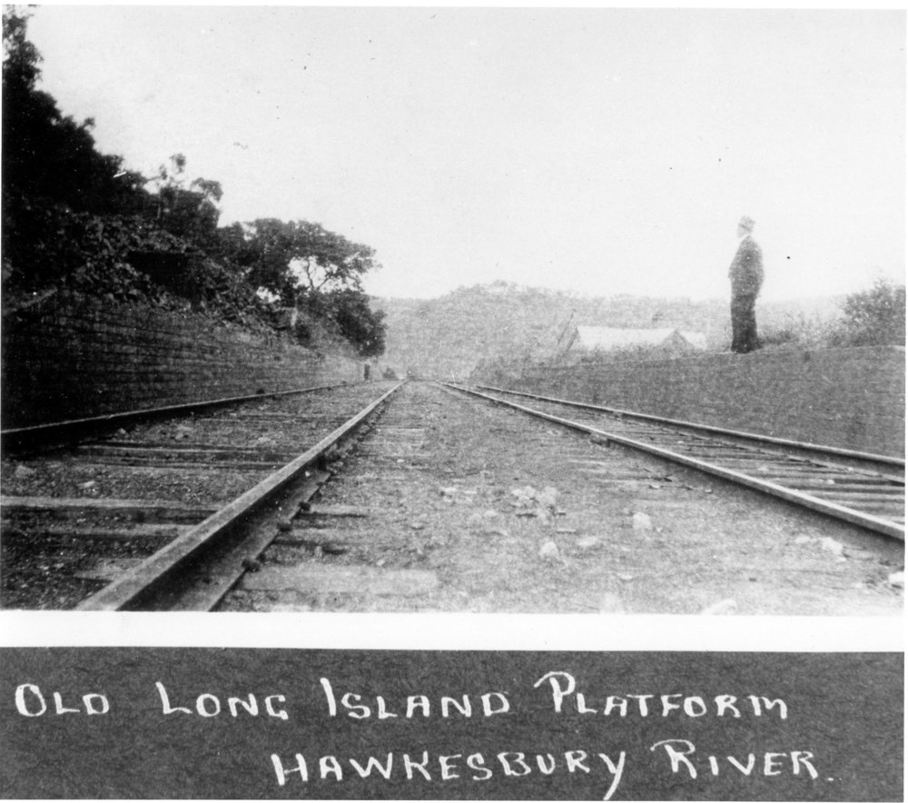 Old Long Island railway platform, Brooklyn c. 1930