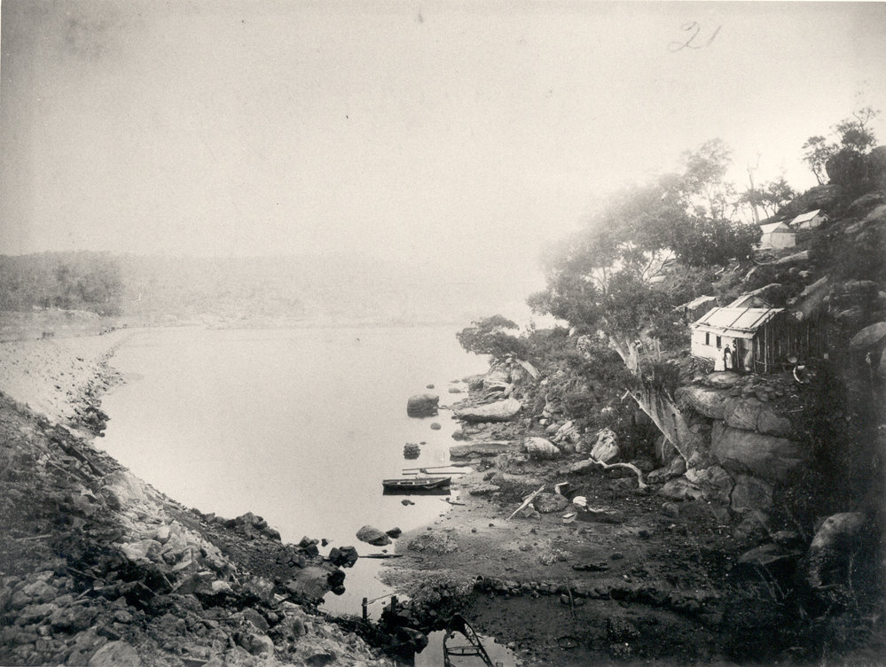 Hawkesbury River, looking south towards Brooklyn, c. 1900