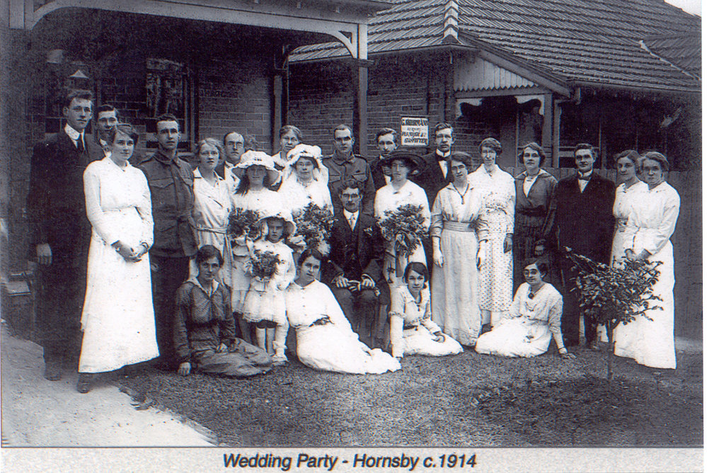 The Leek Wedding Party, Hornsby, c. 1914