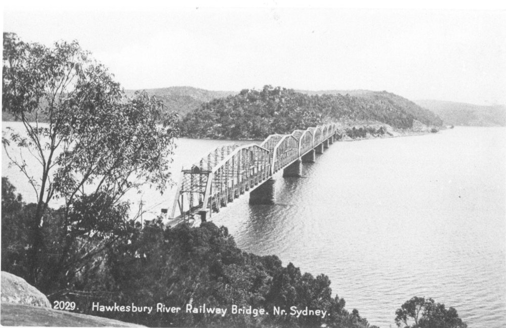 Hawkesbury River Railway Bridge, c. 1946