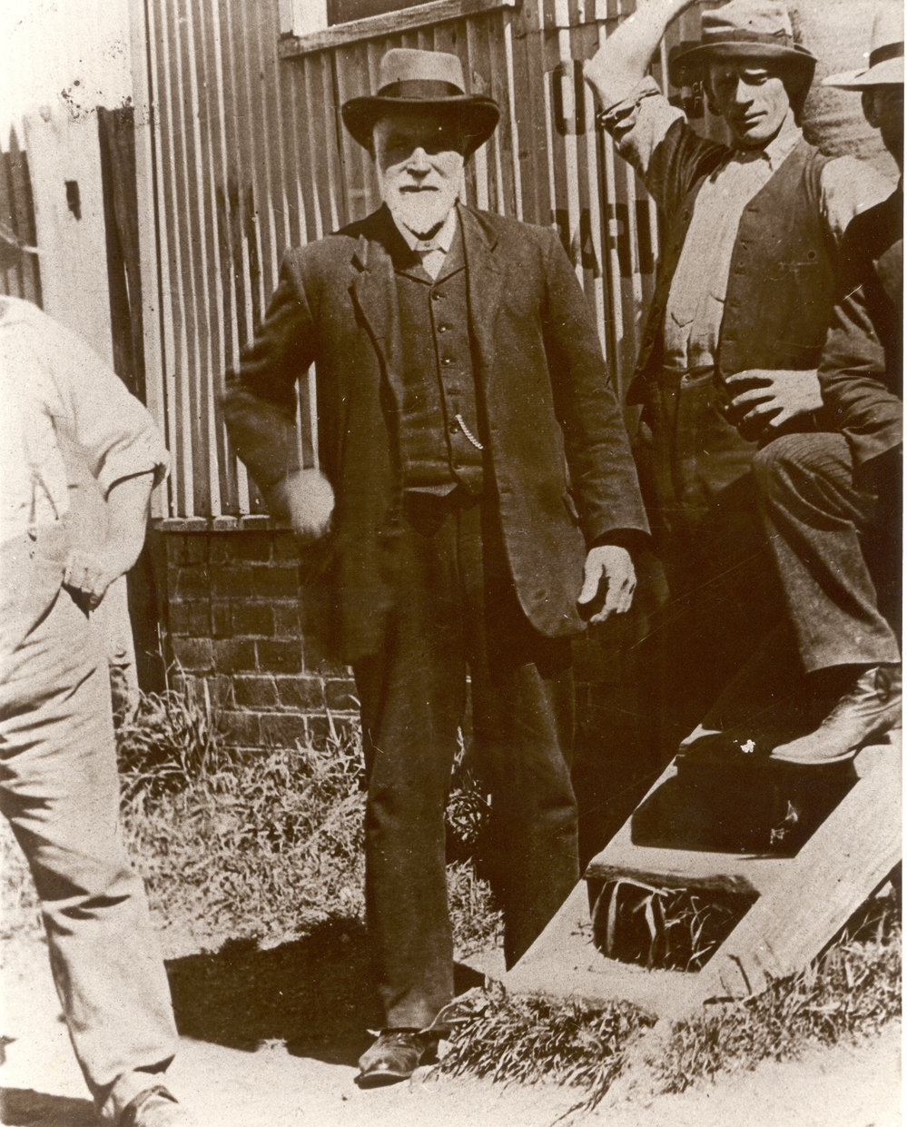 James Somerville, proprietor of Somerville Produce Store, Jersey Street Hornsby
