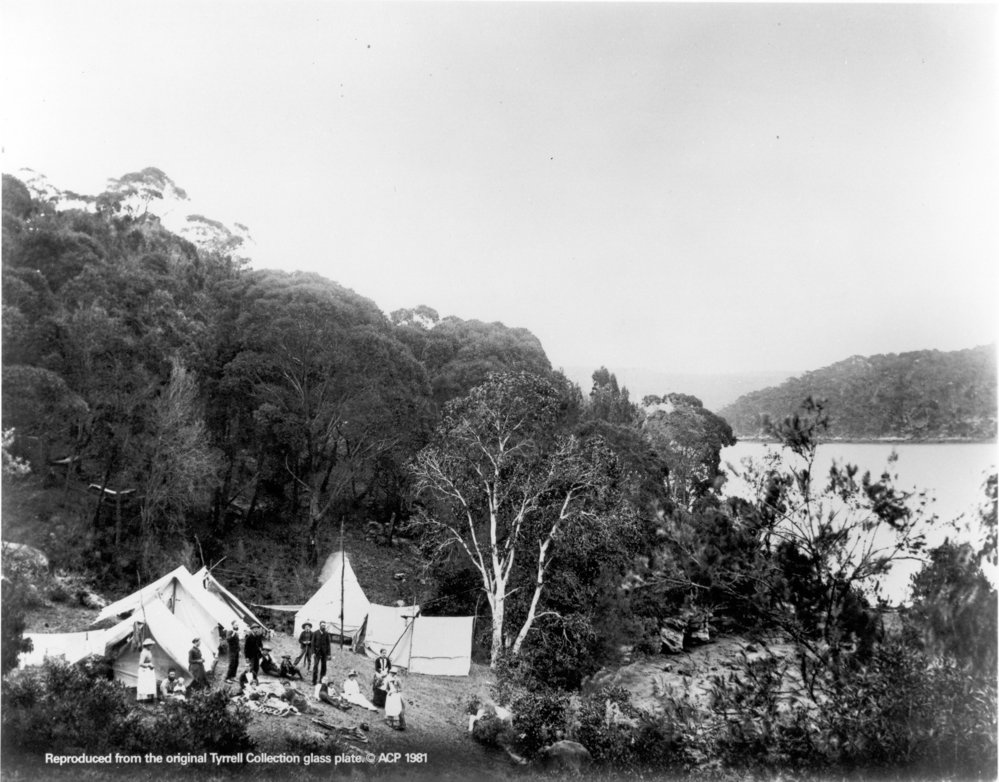 Camp near Peats Ferry, Hawkesbury River