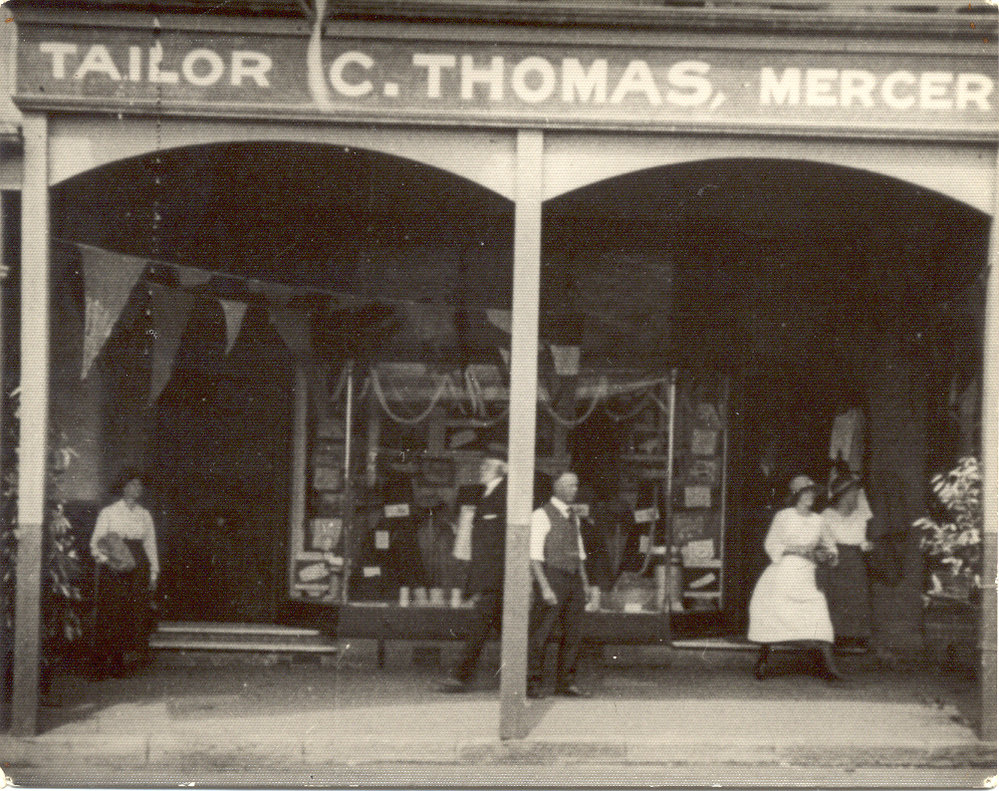 C. Thomas, tailor and mercer, Coronation Street, Hornsby